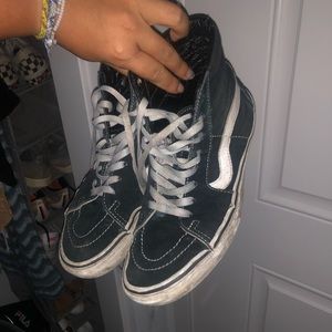 Used Black High Top Vans Women’s 8.5